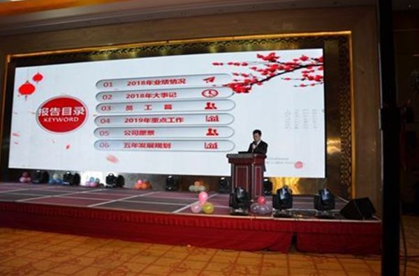 慧聚藥業2019年會及員工表彰大會